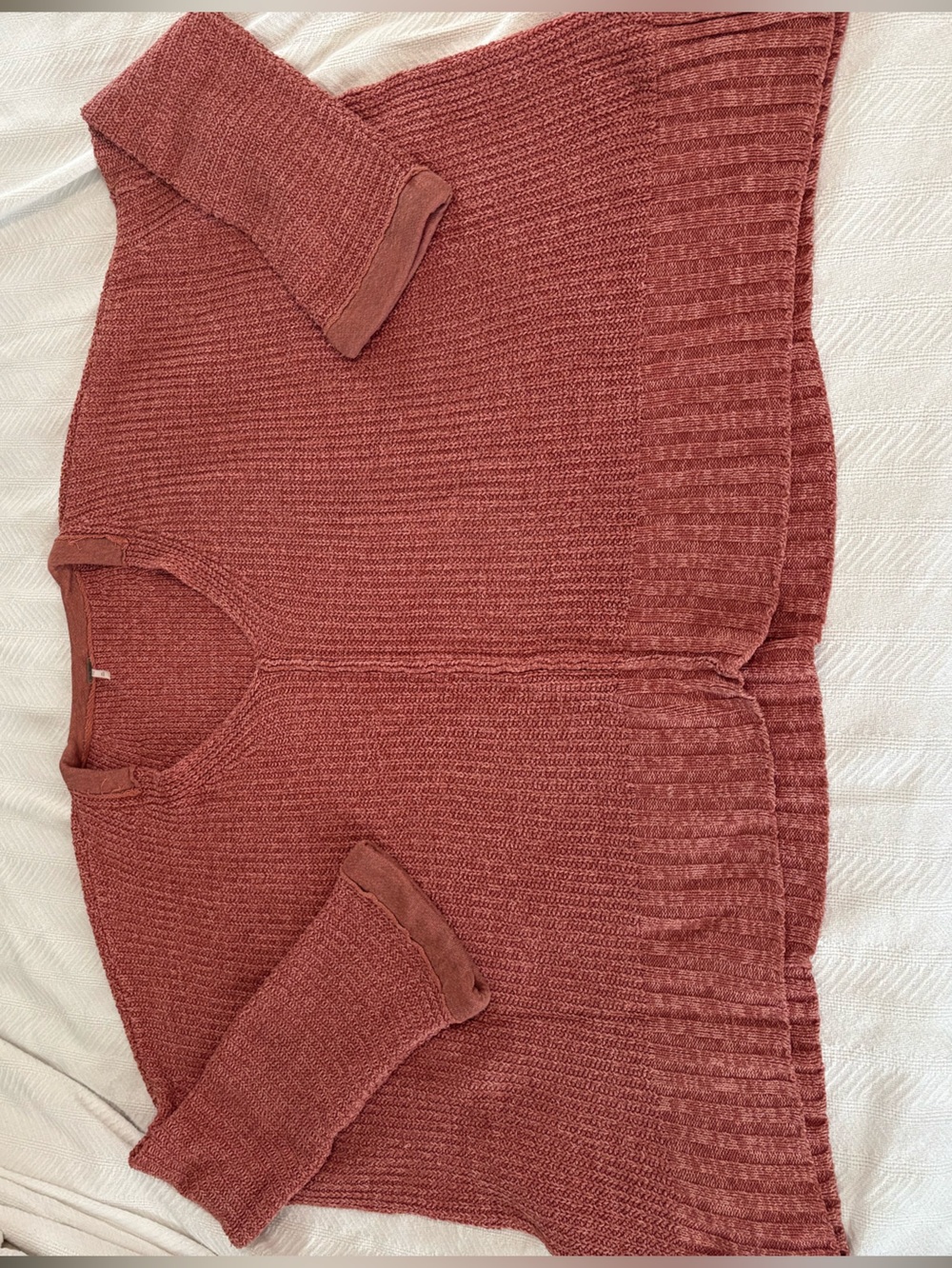 FP boxy chunky knit sweater